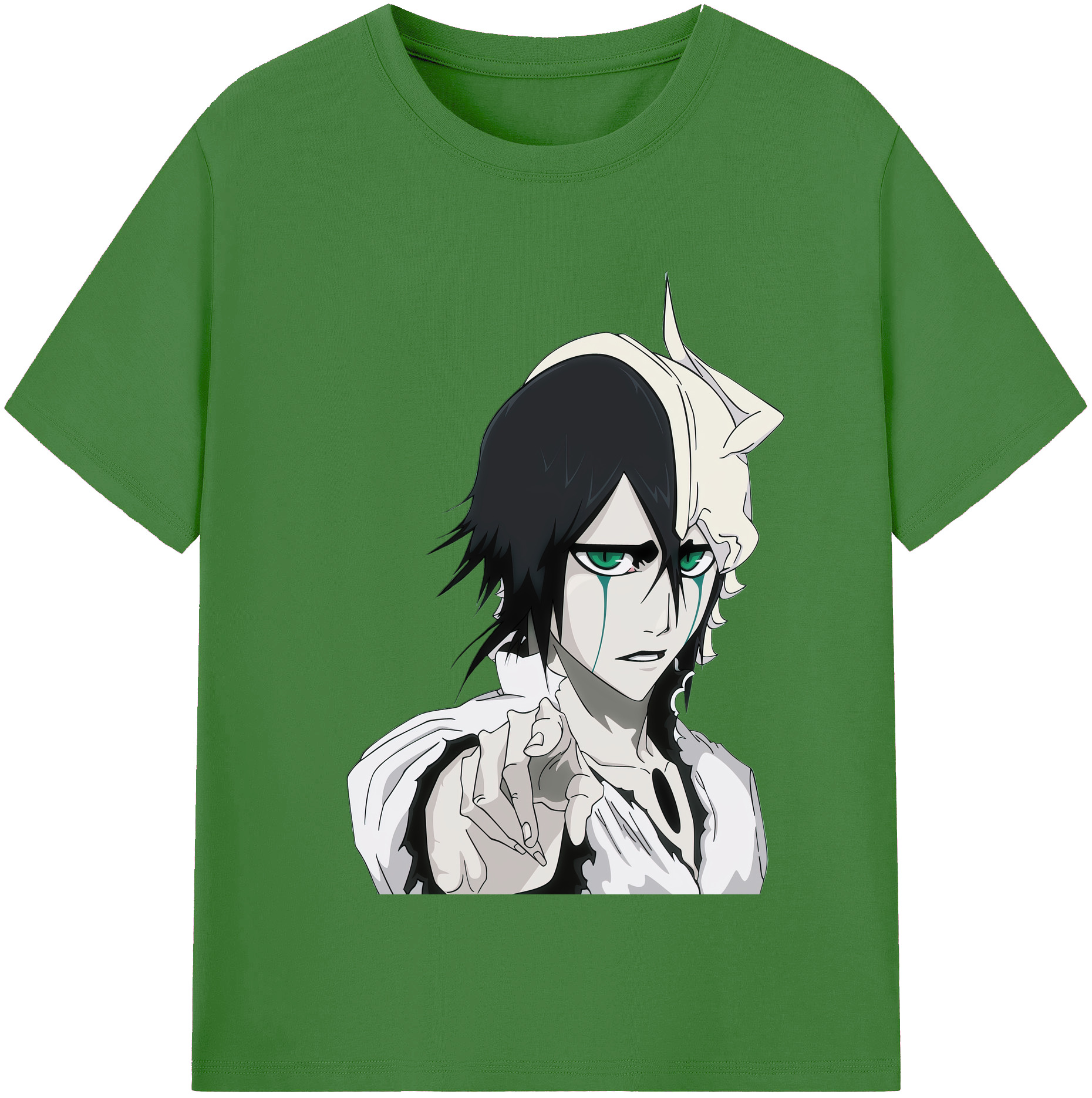 （画像用） ブリーチ ウルキオラ·シファー BLEACH Ulquiorra cifer レディースカジュアルプリントTシャツ（綿100％）